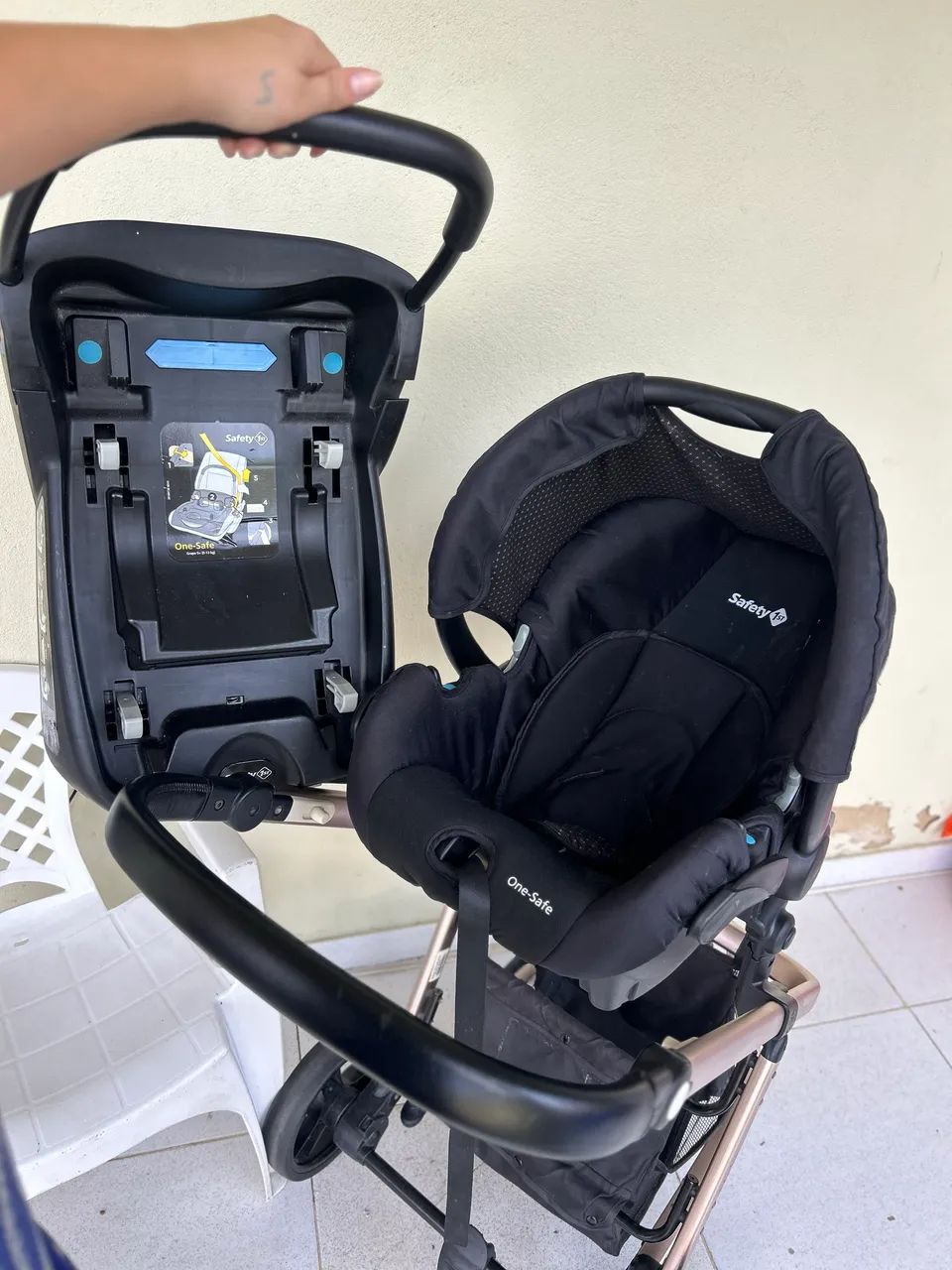 Carrinho de bebê 3 em 1  - Foto 5