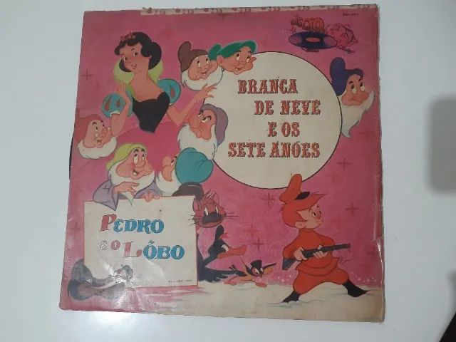Disco Vinil da Branca de Neve 1965