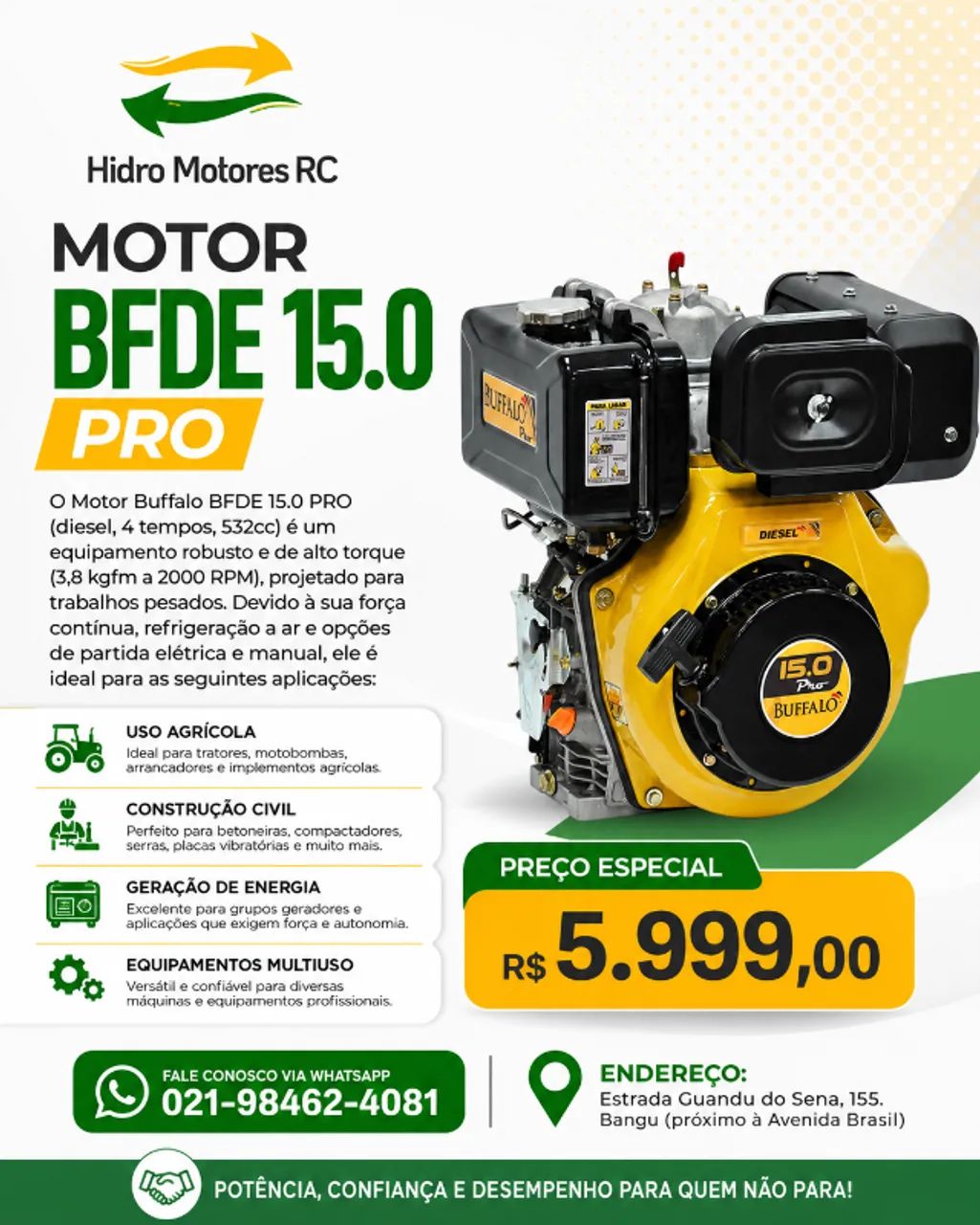 MOTOR BFDE 15