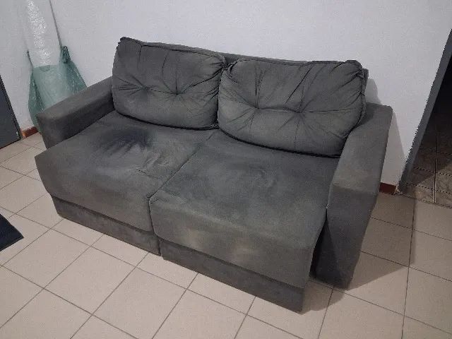 Sofá retrátil de 3 lugares Lubeck - Foto 4