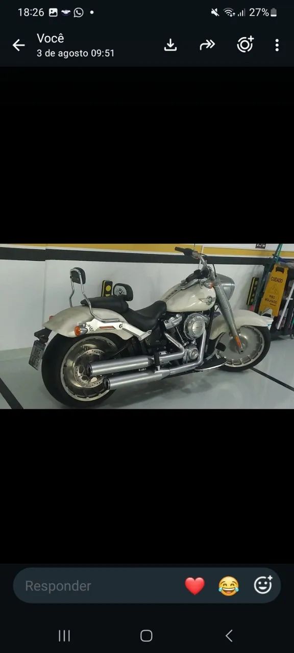 Fat boy 2018 com 7.000 km