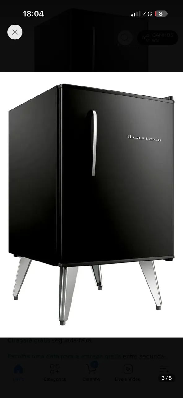 Frigobar Brastemp 