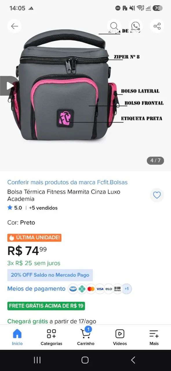 Bolsa Térmica - Marmita  - Foto 4