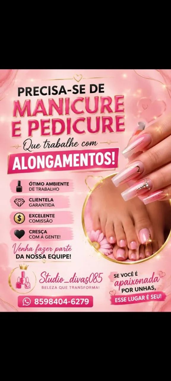 Procura-se manicure e pedicure