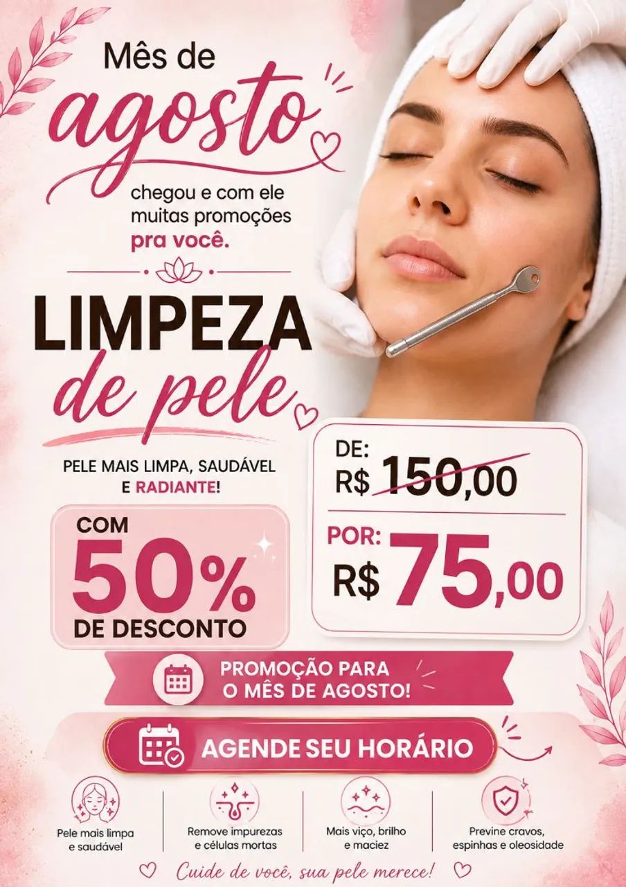 Limpeza de pele 