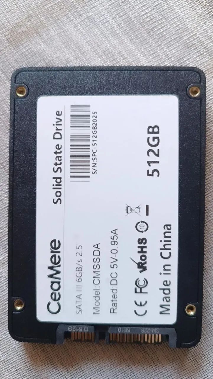 COMBO 2 SSD SATA 512GB+120GBCeaMere 2.5