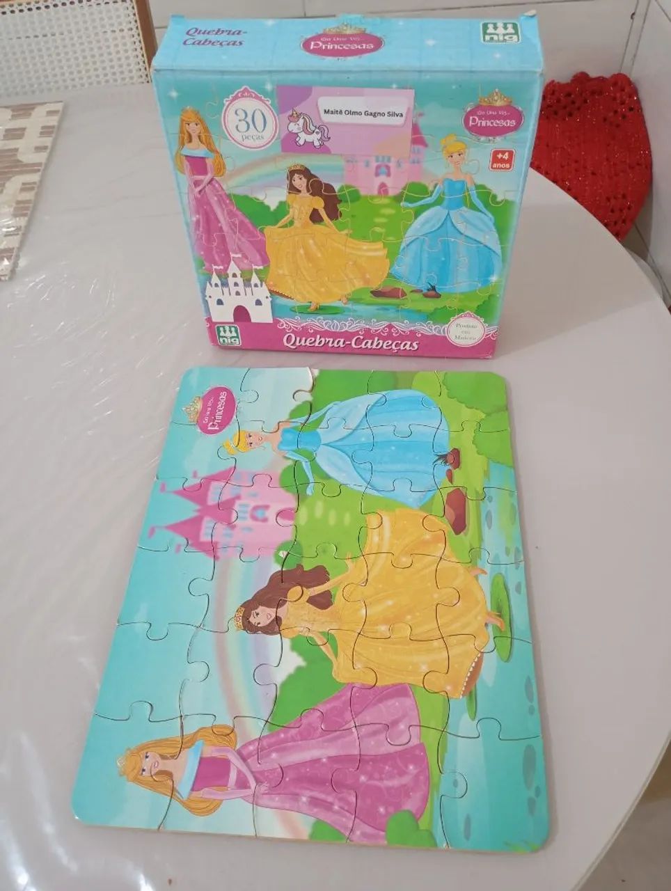 Quebra cabeça completo Princesas - Foto 2