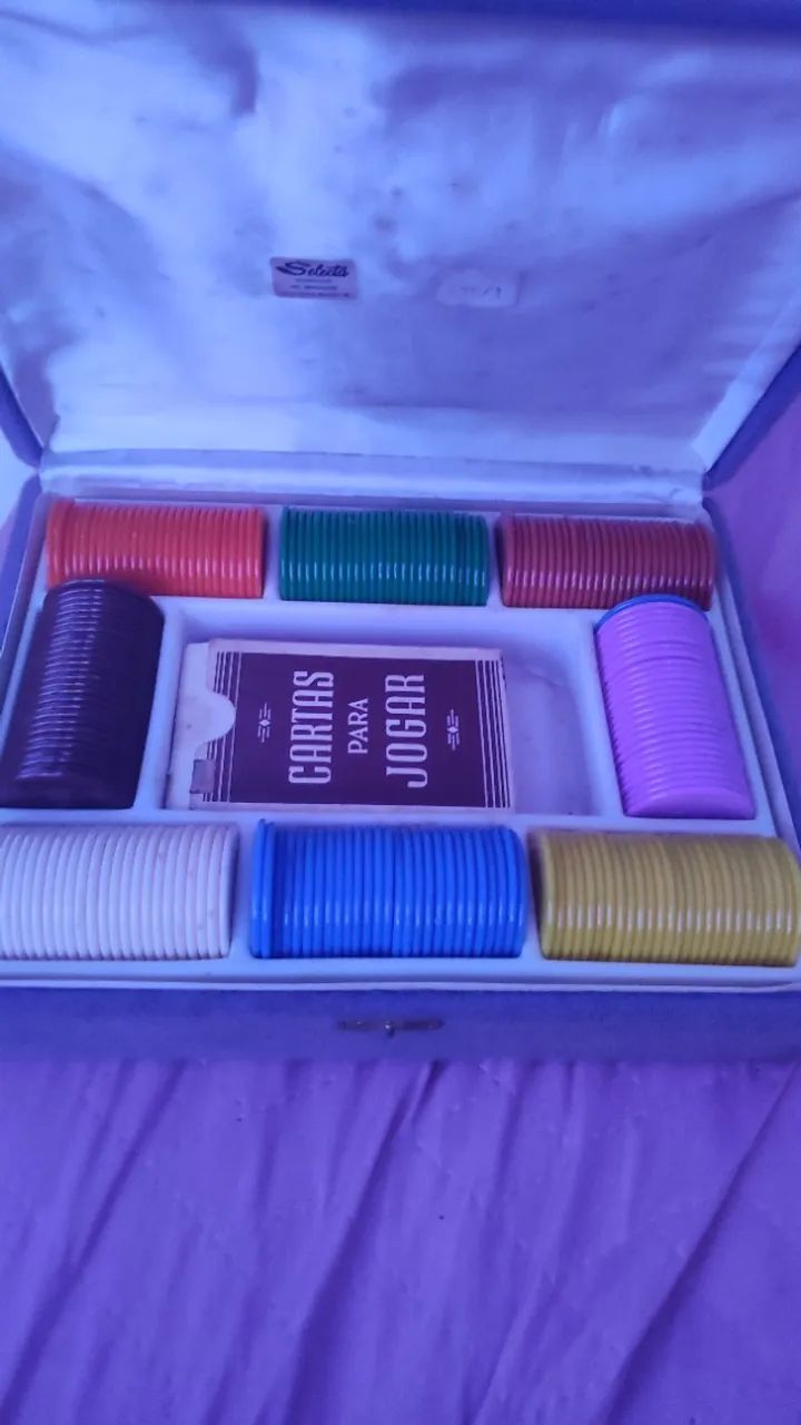 Jogo de poker com fichas - Foto 3