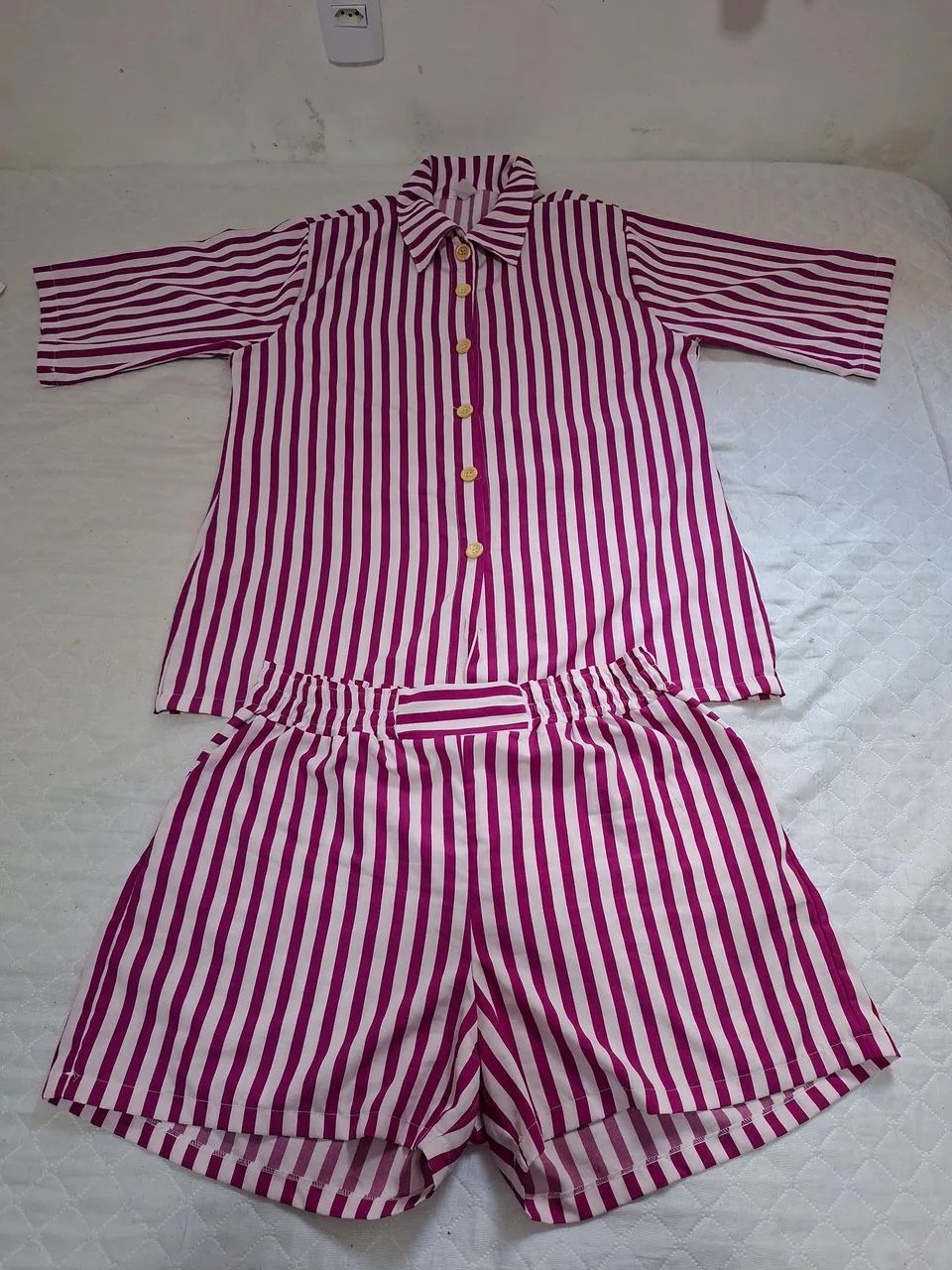 Conjunto Feminino Listrado