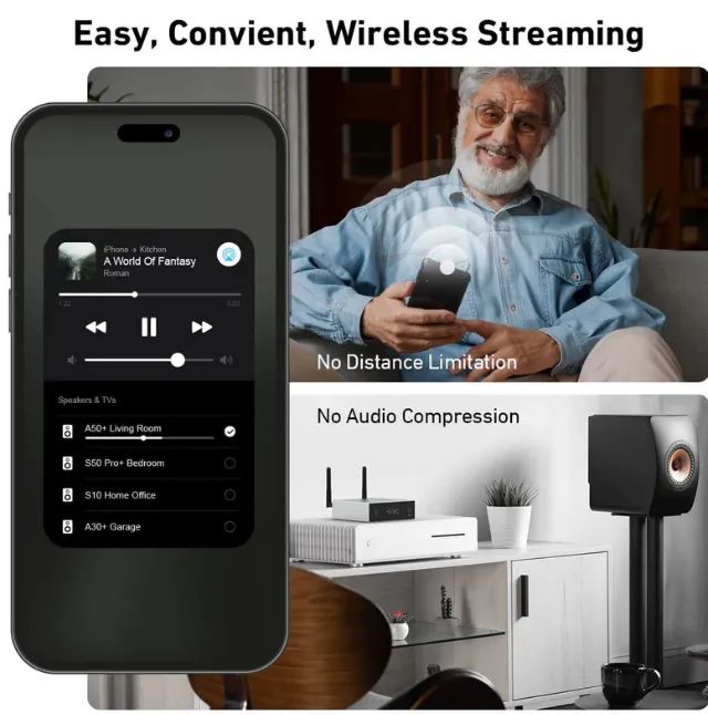 ARYLIC A50+ Amplificador com Streaming - Foto 2