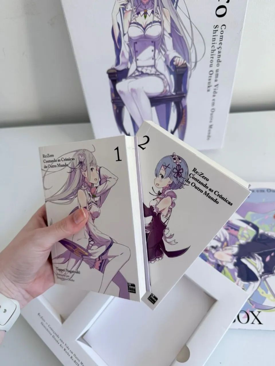Re:Zero Art Works Re:BOX - Box Completo + Extras - NewPOP - Livros