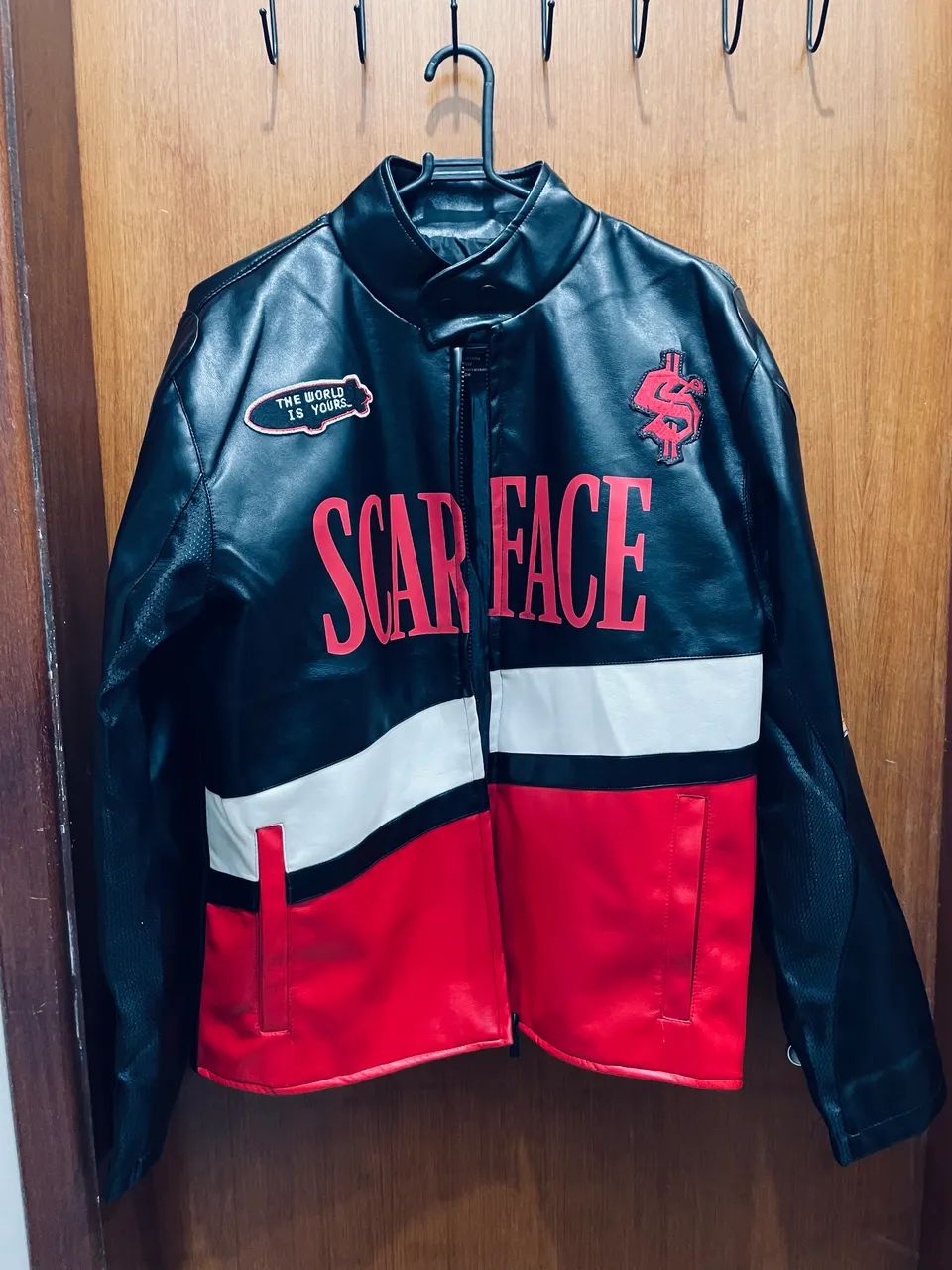 Jaqueta Couro Scarface × Reason Racing Jacket - Original (Nova com Etiquetas) - Foto 3