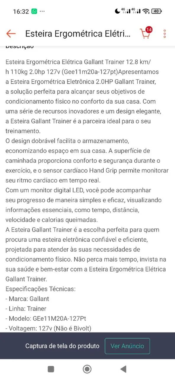 Esteira  - Foto 3