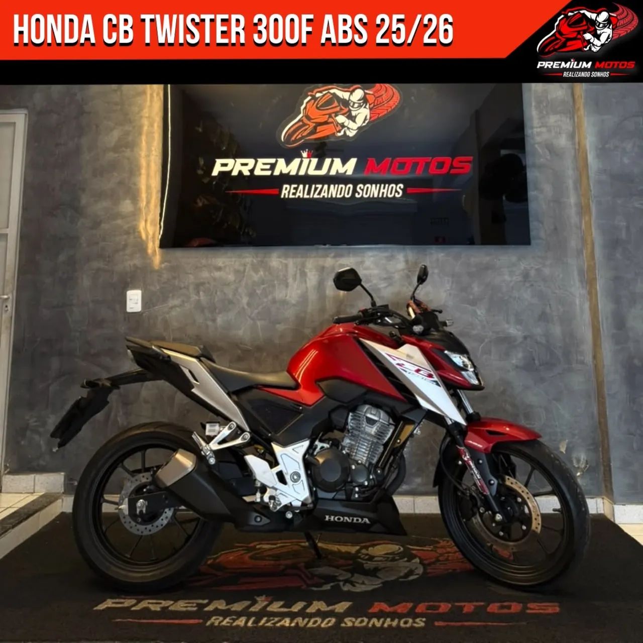 Cb Twister 300F ABS 2026 COM 2.770KM 