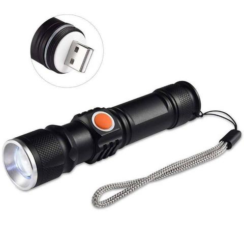 Mini Lanterna Led Tática Recarregavel Usb - Super Potente