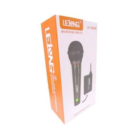 Microfone Sem Fio LE-996W Lelong Completo Profissional Uso Geral - Foto 3