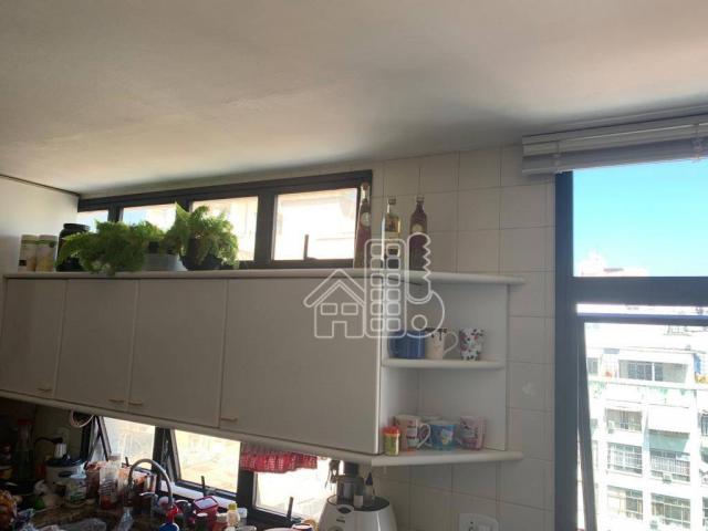 Apartamento com 4 dormitórios para alugar, 296 m² por R$ 4.000,00/mês - Icaraí - Niterói/R - Foto 12
