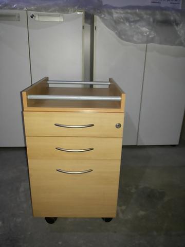 Gaveteiro semi novos marca office brasil fabricação madeira cor cerejeira - Foto 2