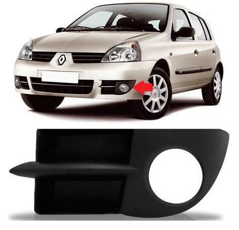 Grade Moldura Milha Com Furo Clio 2006 07 A 2013 Esquerdo