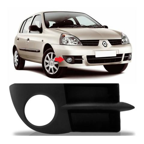 Grade Moldura Milha Com Furo Clio 2006 07 A 12 2013 Direito