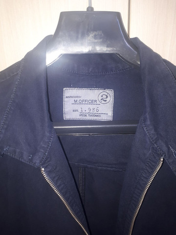 jaqueta jeans m officer