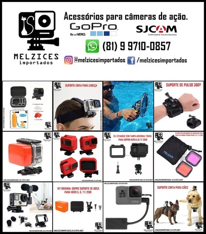 Braço Extensor em Alumínio 16cm Para GoPro e Similares - Foto 5