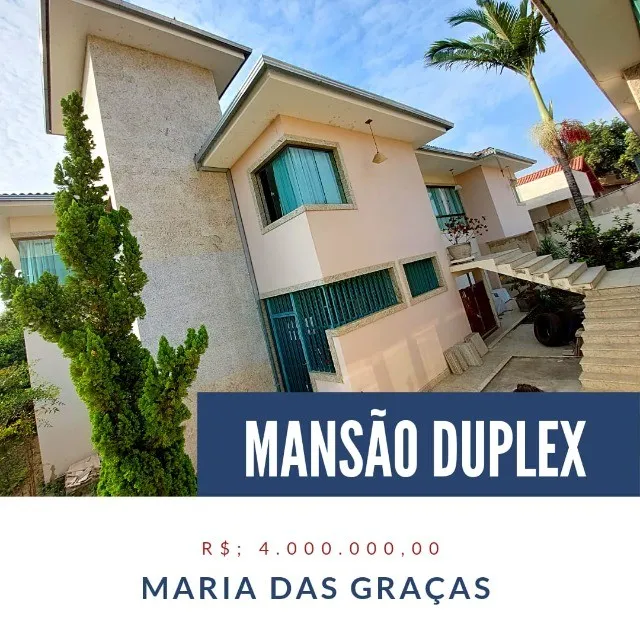 Duplex de alto padrão, com 4 quartos e ótima localização em Maria das Graças