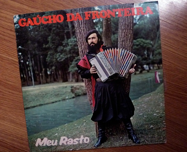 Gaucho Da Fronteira Meu Rasto Lp Nacional 1980 - disco de vinil - Foto 2