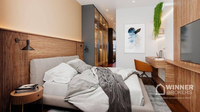 Cobertura Penthouse com 3 dormitórios à venda, 145 m² por R$ 1.249.241 - Boa Vista - Curit - Foto 7