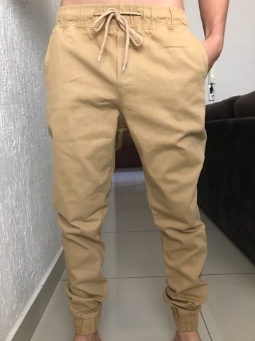 Calça jeans masculina com elastano e calça jogger - Foto 4