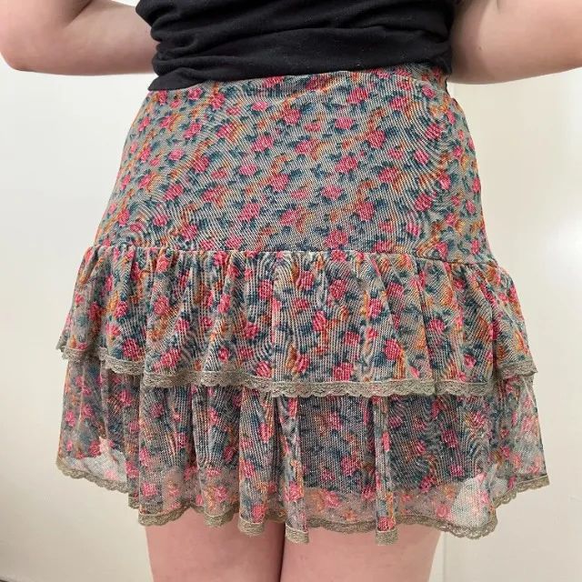 saia de tule floral - Foto 2