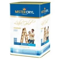 Tinta Semi Brilho MisterCryl 18 Lt Semi Brilho ou acetinada várias cores
