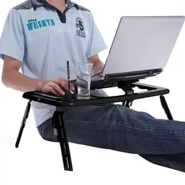 Suporte Mesa para Notebook com Cooler e Base Para Mouse  - Foto 5