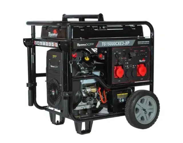 Gerador Gasolina 17 KVA Toyama TG15000 CXE3- XP  Trifásico 380 Partida Elétrica - Foto 2