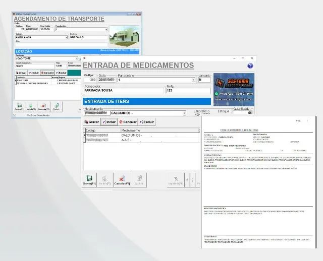 Sistema Posto De Saúde e controle de Transporte - Foto 3