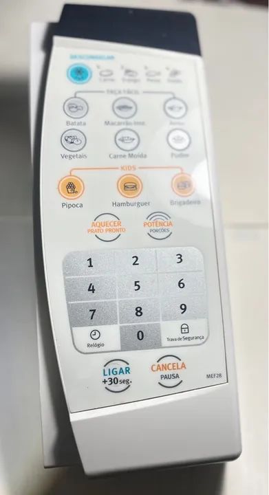 Painel completo micro ondas eletrolux MEF28 usado