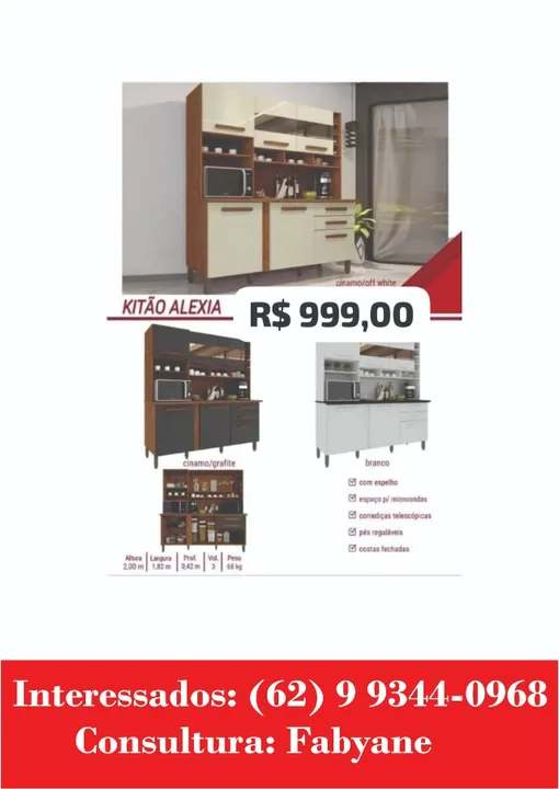 Armario de Cozinha kitao alexia