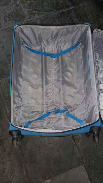 Mala de Viagem Azul - Grande - Foto 2