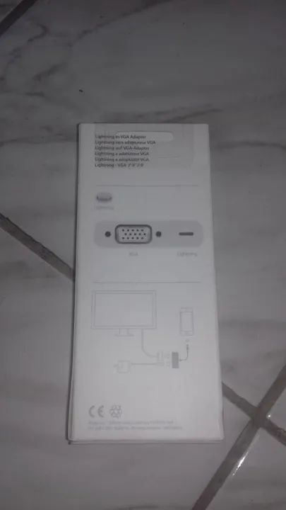 Cabo Adaptador Lightning Para Vga - Vga Para iPhone E iPad - Foto 2