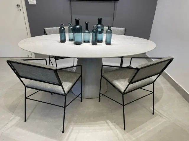 Base em concreto para mesa 27x60x75cm - Foto 3