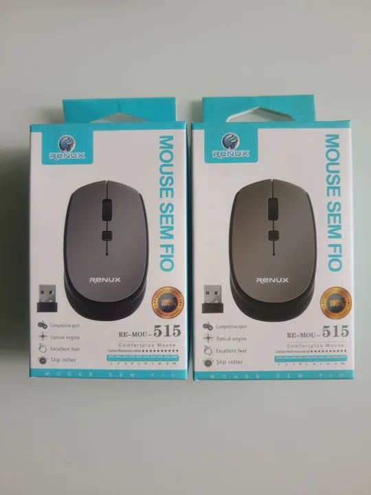 Mouse Sem Fio Renux RE-MOU-515 - Conforto e Precisão