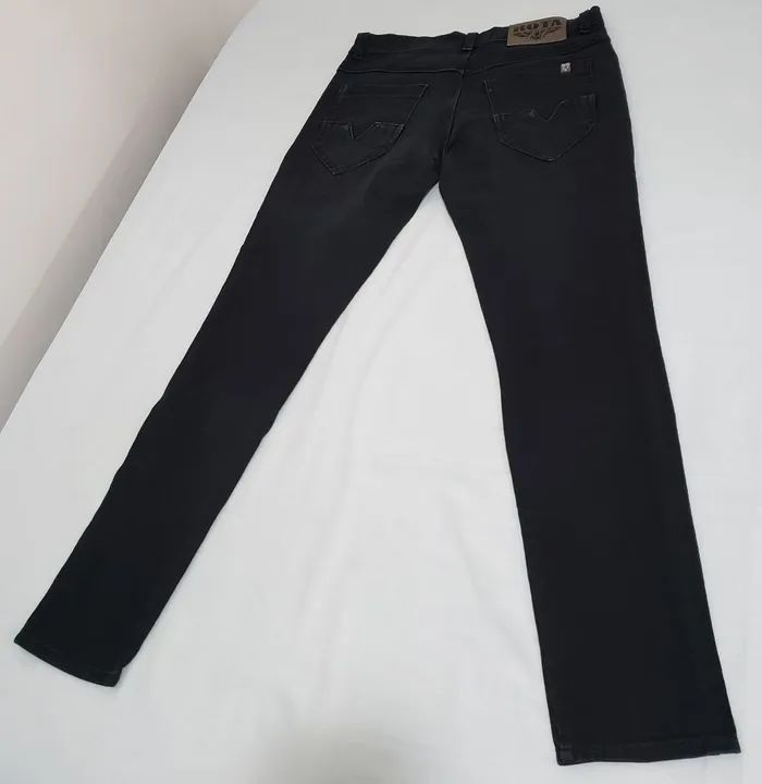 Calça Jeans Preta - Tamanho M - Foto 3