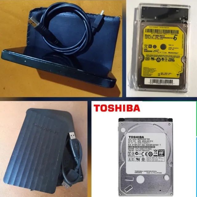HDD's externos, Case e memórias RAM (Favor ler anúncio) - Foto 5