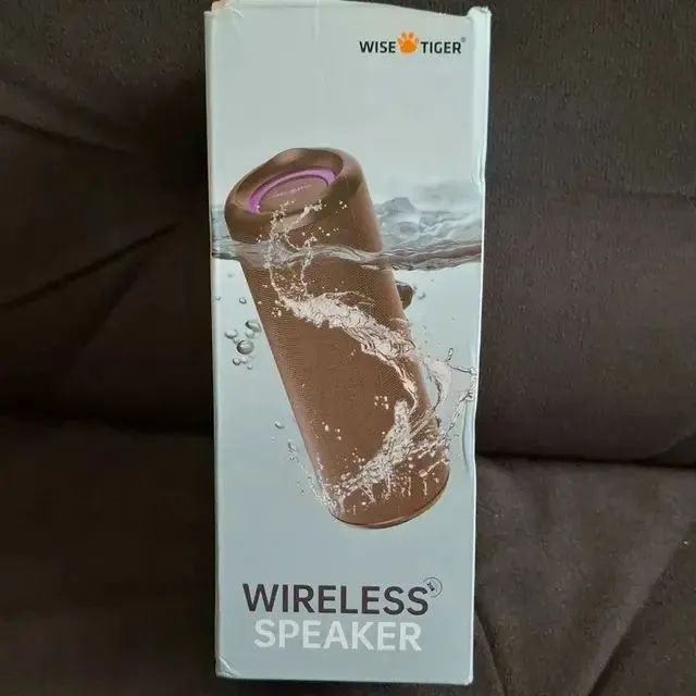 Caixa de Som Bluetooth Wise Tiger - Impermeável - Novo