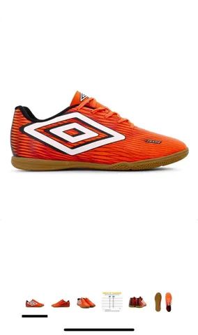 Chuteira Umbro Tam 41 Frame Futsal Laranja! Novo! - Foto 3