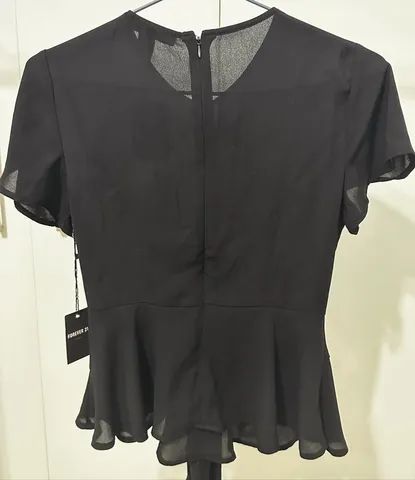 Blusa Forever21 preta NOVA - Foto 4