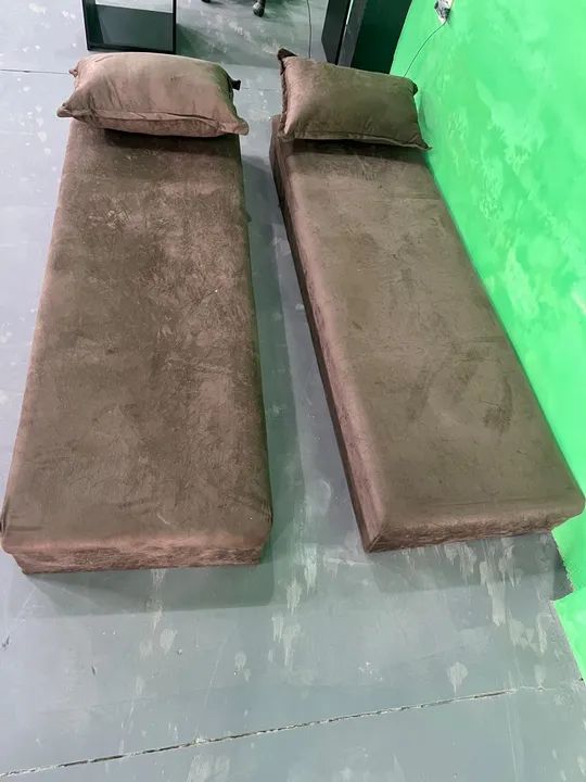 Sofá cama 3 em 1 almofadas soltas - Foto 2