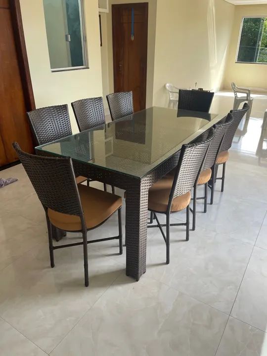 Mesa de jantar com 8 cadeiras pronta entrega  !!!!!  - Foto 2