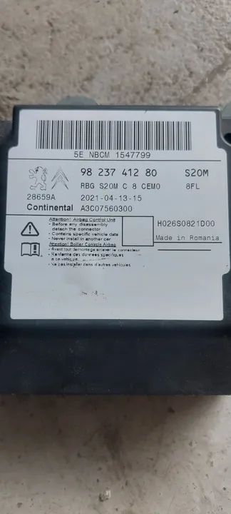 Modulo airbag Peugeot 208 2021 2022 a 2024 - Foto 2