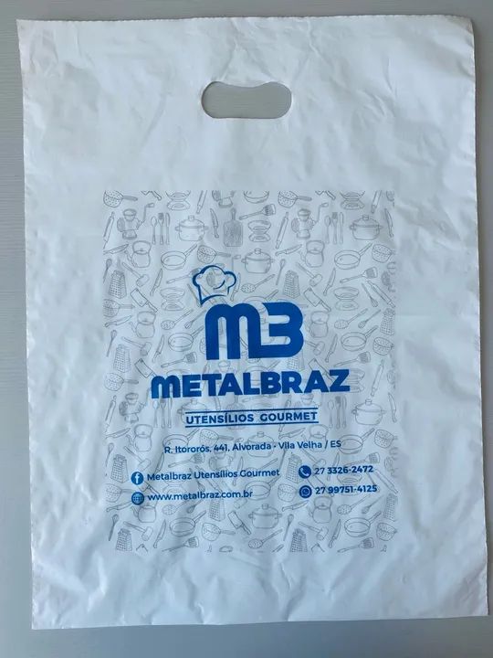 Sacolas plásticas personalizadas  - Foto 3